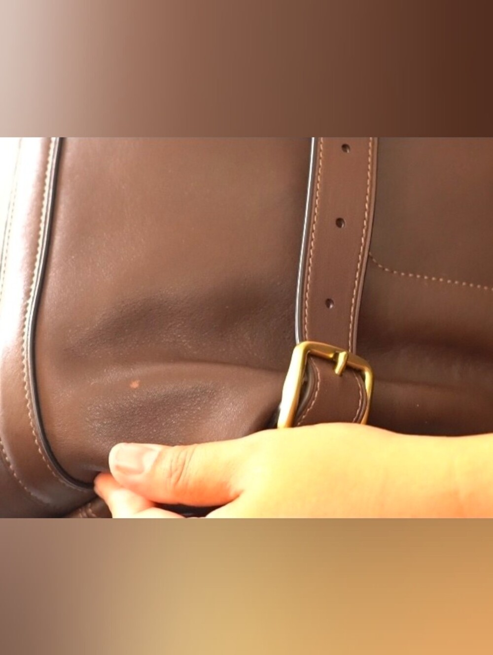 Coach Crosby Backpack In Maple - Picture 7 of 8